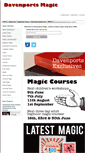 Mobile Screenshot of davenportsmagic.co.uk